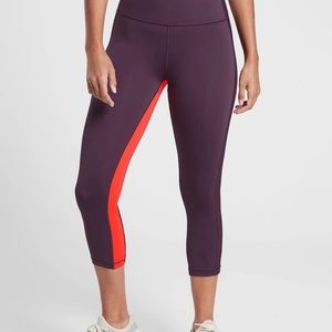 Athleta Hiit It mesh Capri in 2X